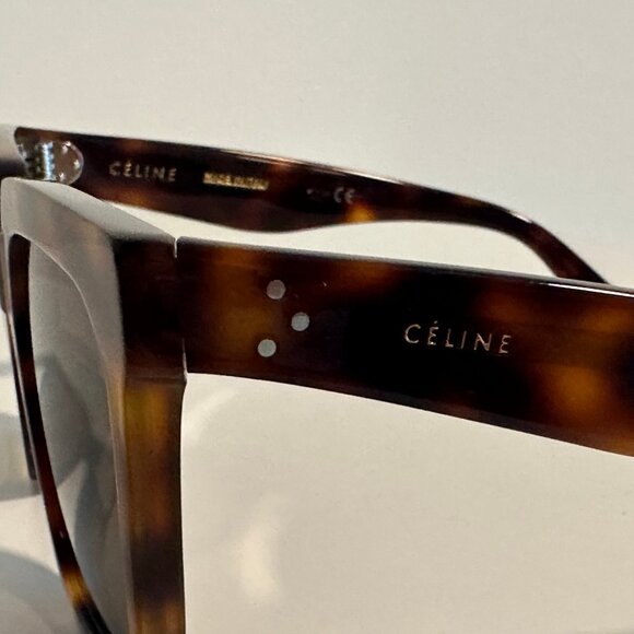 CELINE tortoise oversized sunglasses brown grey CL40055F 53E MINT Made in Italy CELINE tortoise oversized sunglasses brown grey CL40055F 53E  main image 3
